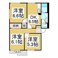 物件の間取り
