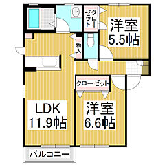 物件の間取り