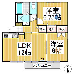 物件の間取り