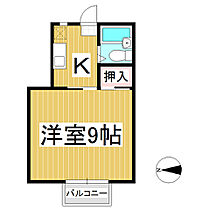 コーポMSY  ｜ 長野県長野市篠ノ井御幣川（賃貸アパート1K・2階・23.60㎡） その2