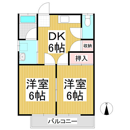 青波アパートＣ棟_間取り_0