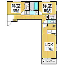 長野県長野市丹波島2丁目（賃貸アパート2LDK・2階・57.94㎡） その2