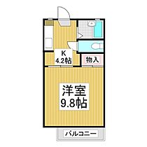 ディアス犀北　Ｂ棟  ｜ 長野県長野市大字安茂里（賃貸アパート1K・2階・28.24㎡） その2