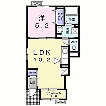 長野県長野市篠ノ井会（賃貸アパート1LDK・1階・40.07㎡） その2