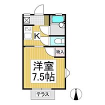 コーポキタムラ　B棟  ｜ 長野県長野市稲里町田牧（賃貸アパート1K・1階・21.00㎡） その2