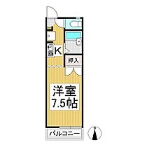 ファンシーコア21  ｜ 長野県長野市篠ノ井布施高田（賃貸アパート1K・2階・22.52㎡） その2