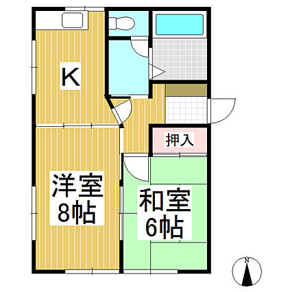 メゾン真島_間取り_0