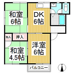 物件の間取り