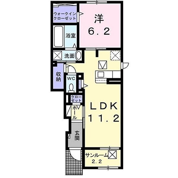 長野県東御市和(賃貸アパート1LDK・1階・50.03㎡)の写真 その2