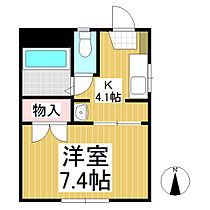 アピア旧館  ｜ 長野県上田市大手1丁目（賃貸アパート1K・1階・24.24㎡） その2