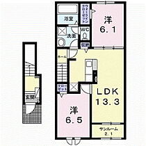 長野県上田市小泉（賃貸アパート2LDK・2階・63.03㎡） その2