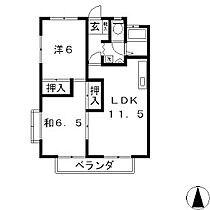 柳沢アパート2  ｜ 長野県上田市上田（賃貸アパート2LDK・2階・51.00㎡） その2