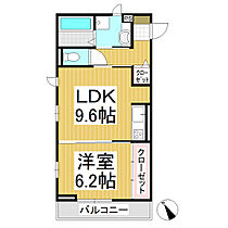 クレア鷹匠町  ｜ 長野県上田市中央1丁目（賃貸マンション1LDK・2階・42.00㎡） その2