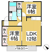 長野県上田市秋和（賃貸アパート2LDK・1階・55.44㎡） その2