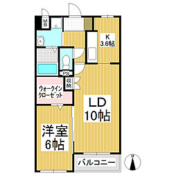 ドゥーメゾントモエ 1LDKの間取図画像
