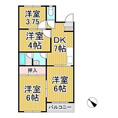 物件の間取り