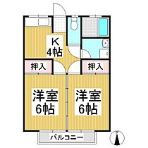 伊勢林アパート  ｜ 長野県佐久市新子田（賃貸アパート2K・1階・39.00㎡） その2