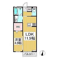 間取図画像 1LDK
