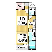 長野県長野市吉田1丁目（賃貸マンション1LDK・2階・39.32㎡） その2