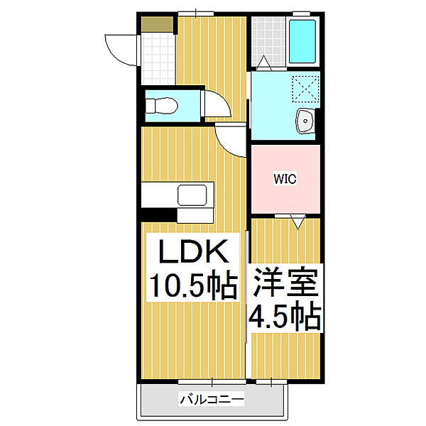 ロジュマン　デラッセ ｜長野県長野市大字稲葉母袋(賃貸アパート1LDK・1階・42.00㎡)の写真 その2