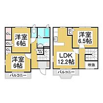 長野県長野市三輪2丁目（賃貸アパート3LDK・1階・74.32㎡） その2