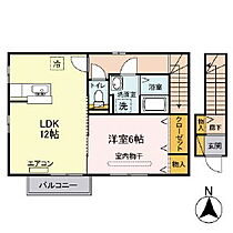 長野県長野市大字北尾張部（賃貸アパート1LDK・2階・50.71㎡） その2