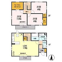 パストラルコート　B  ｜ 長野県長野市大字北堀（賃貸一戸建3LDK・--・89.42㎡） その2