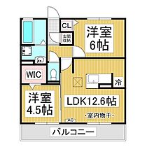 セジュールIMACHI  ｜ 長野県長野市居町（賃貸アパート2LDK・1階・53.43㎡） その2