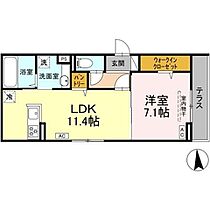 セレーノヴィータ中御所  ｜ 長野県長野市中御所2丁目（賃貸アパート1LDK・2階・46.25㎡） その2