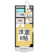 ＮＰハイツ  ｜ 長野県長野市三輪6丁目（賃貸マンション1K・5階・19.00㎡） その2