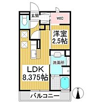 パークサイド・オッツ  ｜ 長野県長野市吉田5丁目（賃貸アパート1LDK・2階・33.39㎡） その2