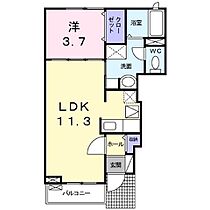 長野県長野市三輪2丁目（賃貸アパート1LDK・1階・37.13㎡） その2