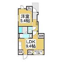 長野県長野市上野3丁目（賃貸アパート1LDK・1階・40.01㎡） その2