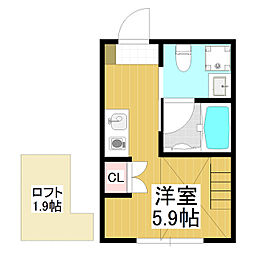 間取図画像 ワンルーム