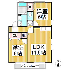 物件の間取り