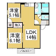 物件の間取り