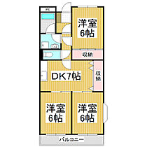 Limpia幸ハイツＢ  ｜ 長野県松本市大字笹賀（賃貸マンション3DK・2階・58.32㎡） その2