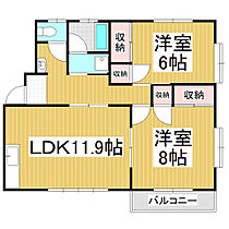 グリーンハイツ  ｜ 長野県松本市沢村3丁目（賃貸アパート2LDK・2階・61.82㎡） その2