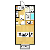 エトワール高山  ｜ 長野県松本市高宮中（賃貸アパート1K・1階・26.40㎡） その2