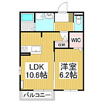 グランコート豊科  ｜ 長野県安曇野市豊科（賃貸アパート1LDK・1階・40.73㎡） その2