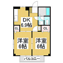 長野県安曇野市三郷温（賃貸アパート2DK・2階・40.04㎡） その2