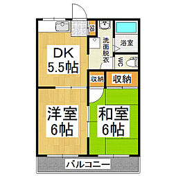 間取図画像 2DK