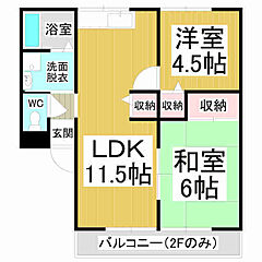 物件の間取り