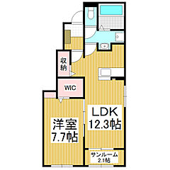 物件の間取り