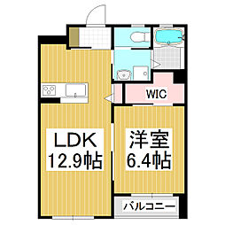 FELIZ 1LDKの間取図画像