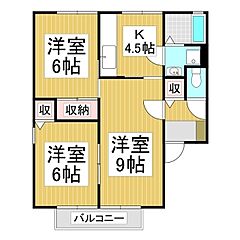物件の間取り