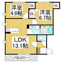物件の間取り