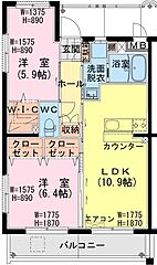 物件の間取り