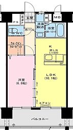 Rivierechamp 1LDKの間取図画像