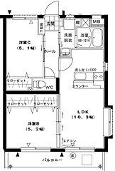 物件の間取り